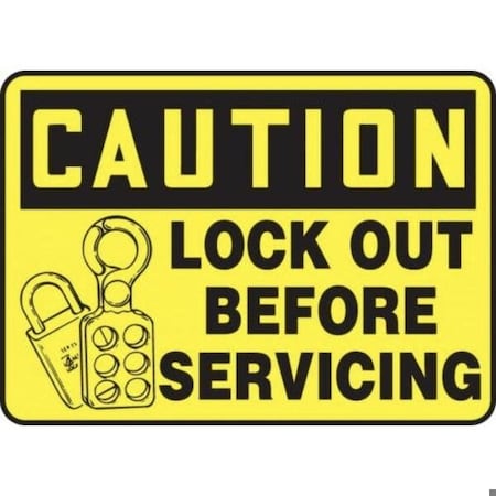 Accuform SAFETY SIGN LOCKOUT STATION 10 in  X MLKT510VA